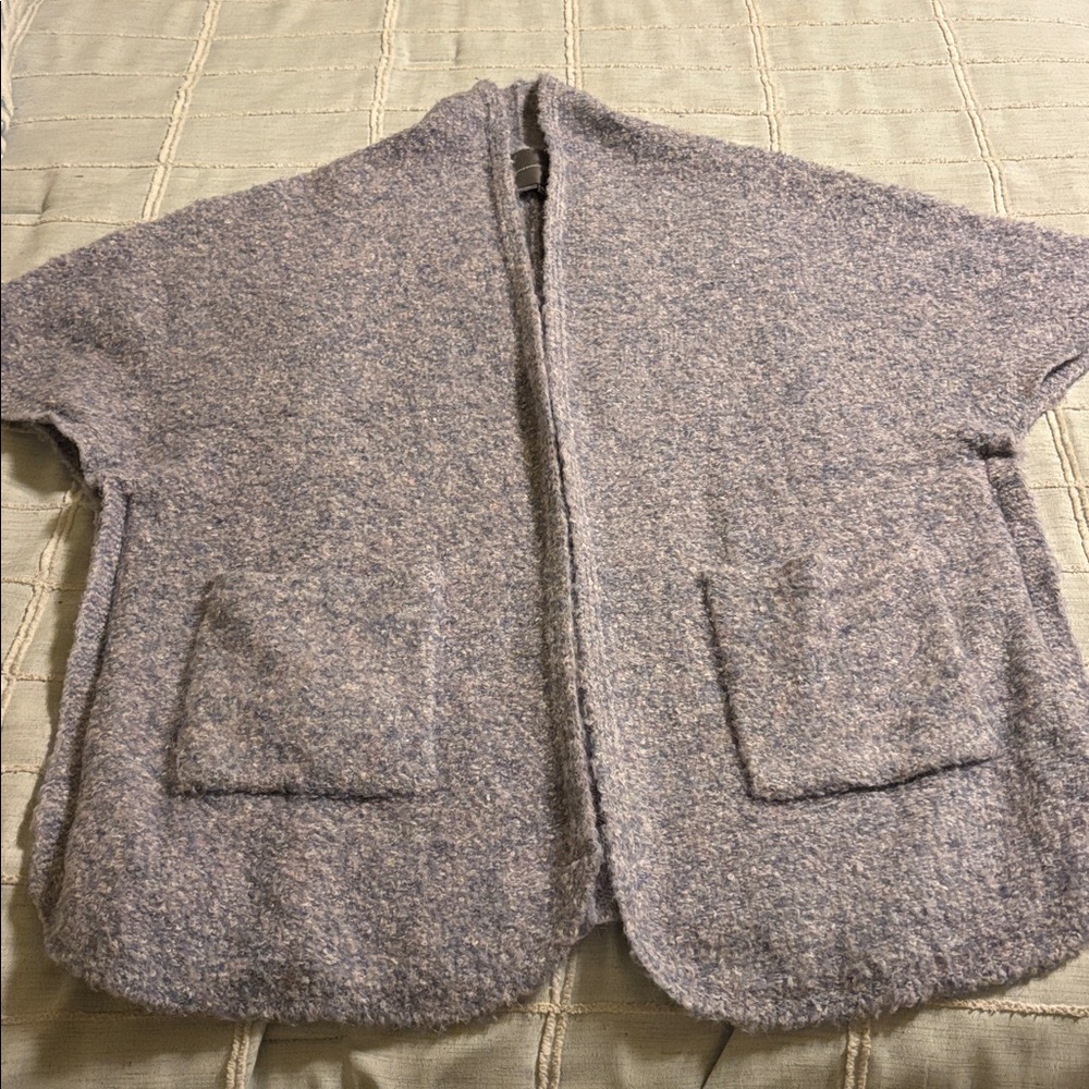 Anthropologie Heathered Blue Cardigan